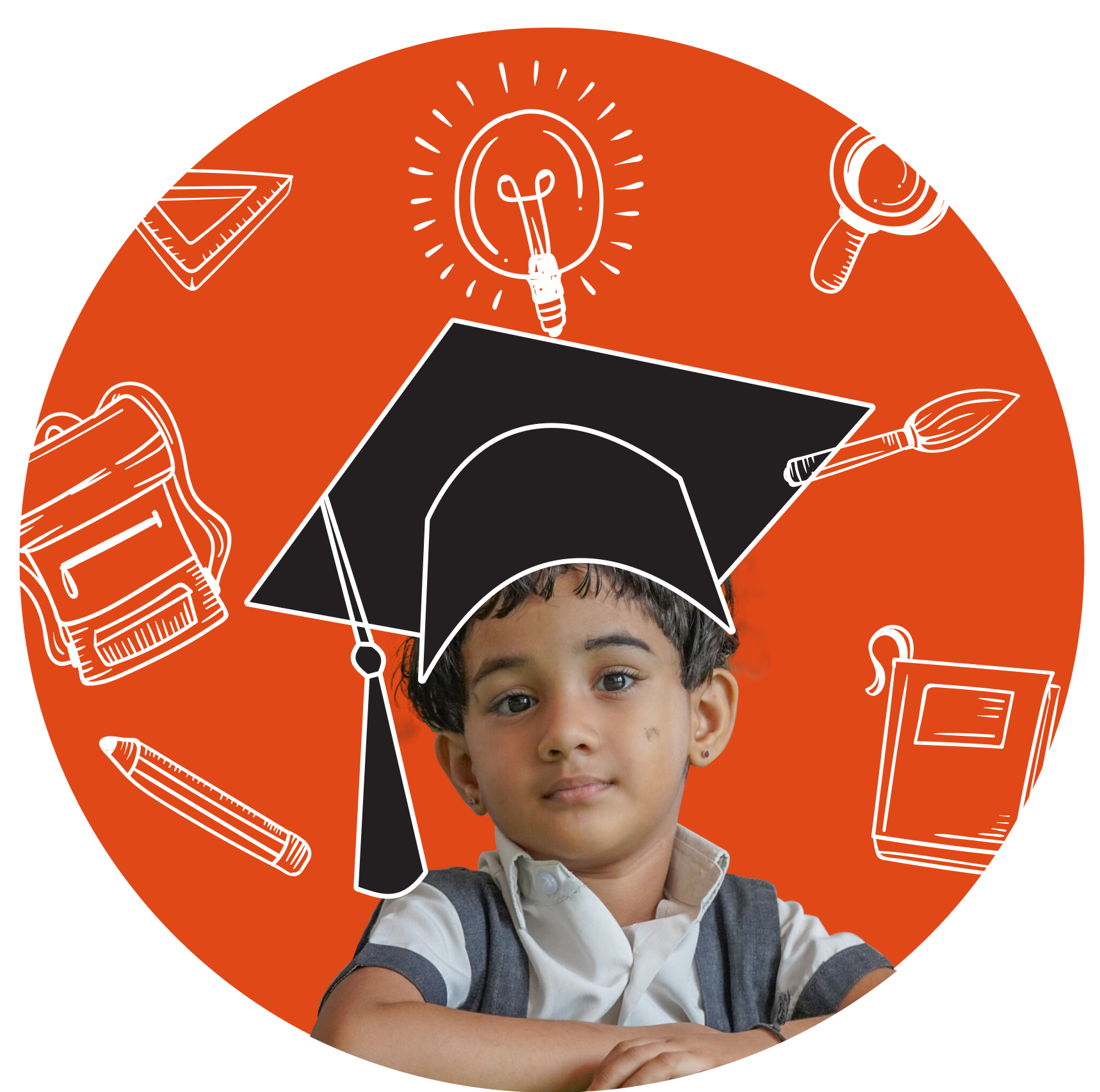 Decorative circle image